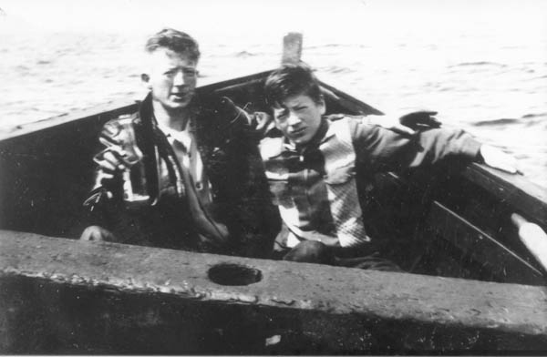 280: l-r David Ryan and Denis Ryan. (circa 1956) [courtesy of Lorna Richardson]  - sons of Jeremiah Ryan &amp;amp; Josephine Lambe